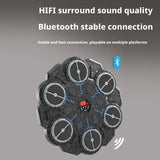 Smart Music Boxing Machine | Wall-Mounted | Bluetooth | LED Lights | 9 Speeds | Kids & Adults