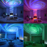 LED Starry Galaxy Projector Light RGB Smart Remote Control Star Aurora Lamp KTV USB for Home Room Camping Wedding Decorations