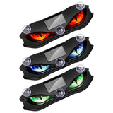 Solar Powered Car Neon Light Wireless Cool DEMON EYE Led Ambient Light Suction Cup USB Rechargeable Atmosphere Breathing Lamp