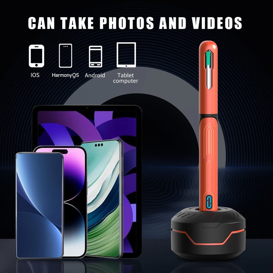 Visual Ear Cleaner Camera | 1296P HD WiFi Otoscope | Safe Ear Wax Removal Tool