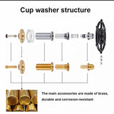 Kitchen Sink Glass Rinser Automatic Cup Washer High Pressure Water Sprayer for Bottles Cups