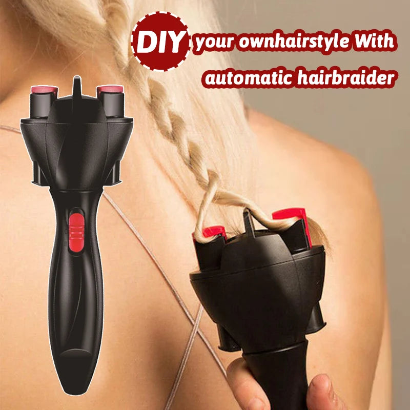 Automatic Hair Braiding Machine | Electric Twist Braider | Home & Salon Styling Tool