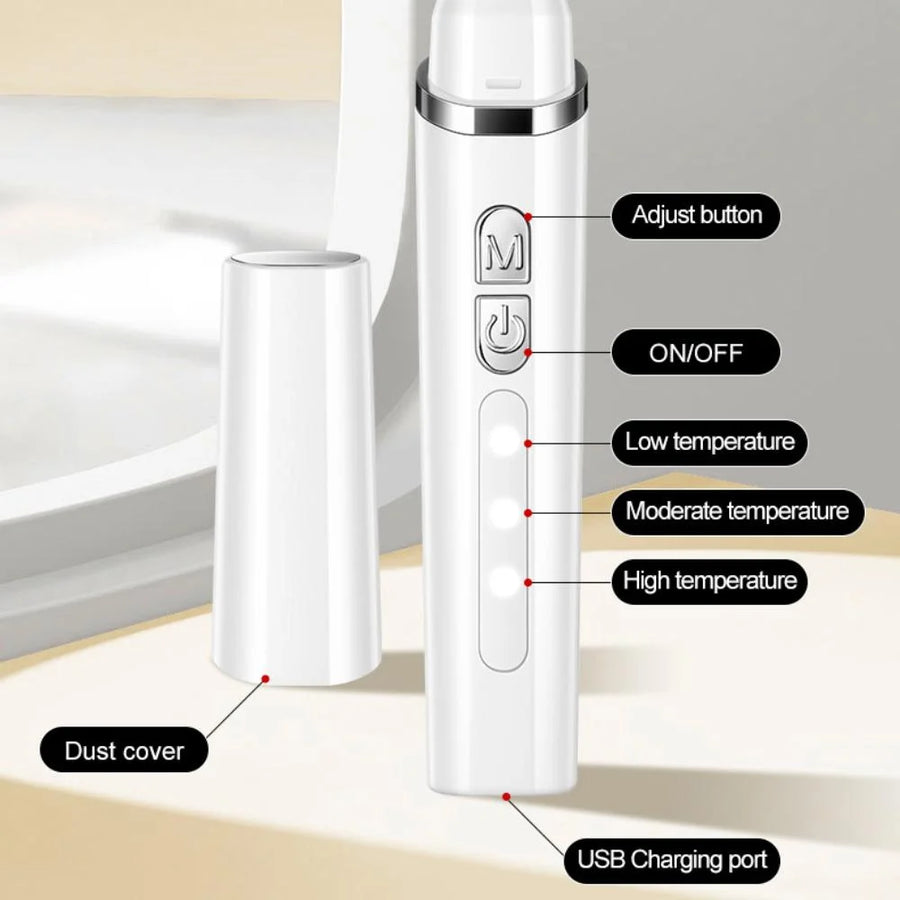 Heated Eyelash Curler | 2-in-1 USB Rechargeable | 3 Speed Modes | Long-Lasting Curl