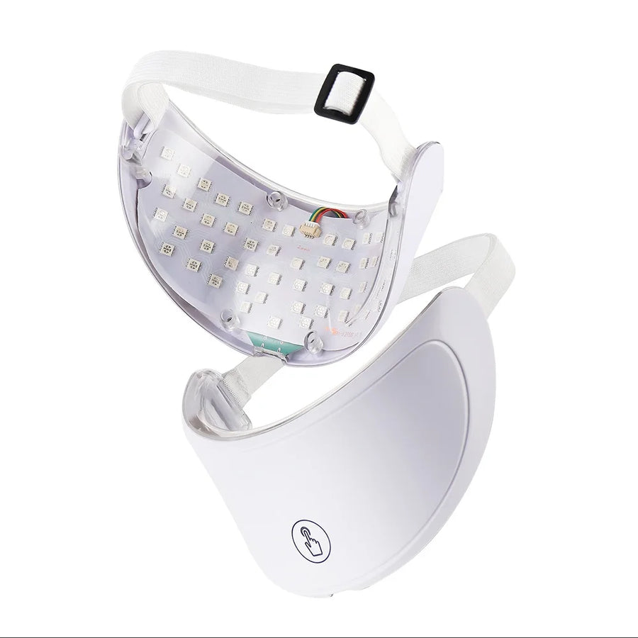 LED Neck Lift Mask | Photon Anti-Wrinkle Skin Tightening | Red & Blue Light Therapy