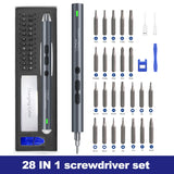 Electric Screwdriver Precision Sets 62 in 1 Power Tool Kit Rechargeable Wireless Mini Small Magnetic Bits for Xiaomi Cell Mobile