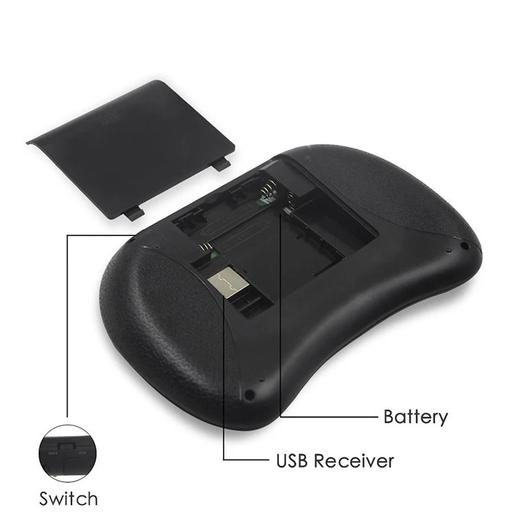 Mini Wireless Keyboard | 2.4G & Bluetooth with Touchpad | For Smart TV, Laptop & Projector
