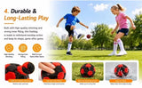 Ruziyoog Handmade Crochet Hacky Sack Juggling Balls Set for Adults Beginners - 6/12/24PCS Outdoor Party Footbag