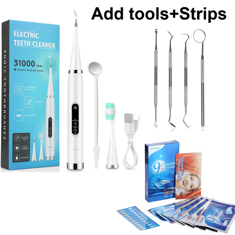 Electric Dental Scaler & Teeth Cleaner | 5 Modes | HD Visual Camera | IPX6 Waterproof