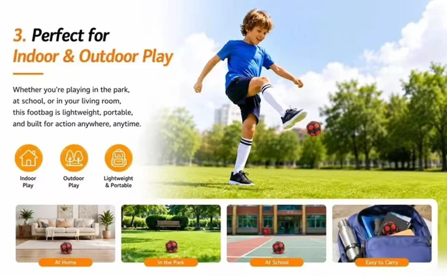 Ruziyoog Handmade Crochet Hacky Sack Juggling Balls Set for Adults Beginners - 6/12/24PCS Outdoor Party Footbag