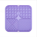 Silicone Dog Lick Mat with Suction Cup | Calming Distraction for Bath Nail Trimming | Slow Feeder for Yogurt Peanut Butter