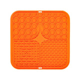 Silicone Dog Lick Mat with Suction Cup | Calming Distraction for Bath Nail Trimming | Slow Feeder for Yogurt Peanut Butter