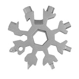 18-in-1 Stainless Steel Multi-Tool | Snowflake Design | Folding Pocket Tool Kit