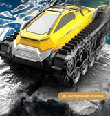 JJRC Q183 RC Tank Amphibious Tracked Tank Remote Control All Terrain Truck Climbing Off-Road Vehicle Waterproof Toy Kid Gifts