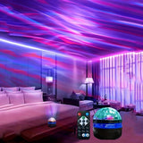 LED Starry Galaxy Projector Light RGB Smart Remote Control Star Aurora Lamp KTV USB for Home Room Camping Wedding Decorations