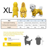 Waterproof Dog Raincoat Adjustable Lightweight Pet Rain Jacket for Small Medium Large Dogs Winter Outdoor Walking Activities