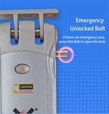 WAFU Smart Door Lock | Fingerprint & Password | WiFi & Bluetooth | Remote App Control