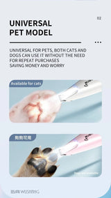 Pet Electric Grooming Trimmer | LED Light | Waterproof | Low Noise | Face, Paw, Ear & Hip | Dogs & Cats