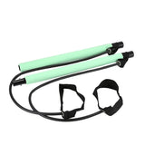 Pilates Resistance Band Kit | Portable Home Gym Set | Full Body Workout