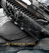 JJRC Q183 RC Tank Amphibious Tracked Tank Remote Control All Terrain Truck Climbing Off-Road Vehicle Waterproof Toy Kid Gifts