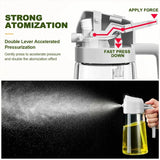 2 in 1 Pour Spray Sprayer Kitchen Fryer Air Spray Oil Dispenser Bottle for Olive Oil Cooking Frying BBQ Camping Large Capacity