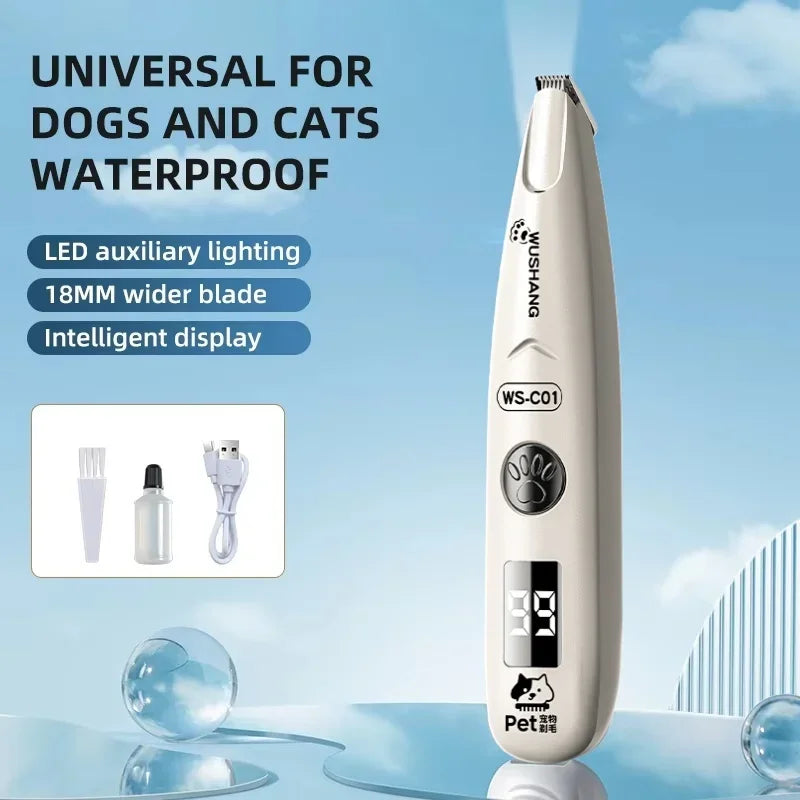 Pet Electric Grooming Trimmer waterproof low noise