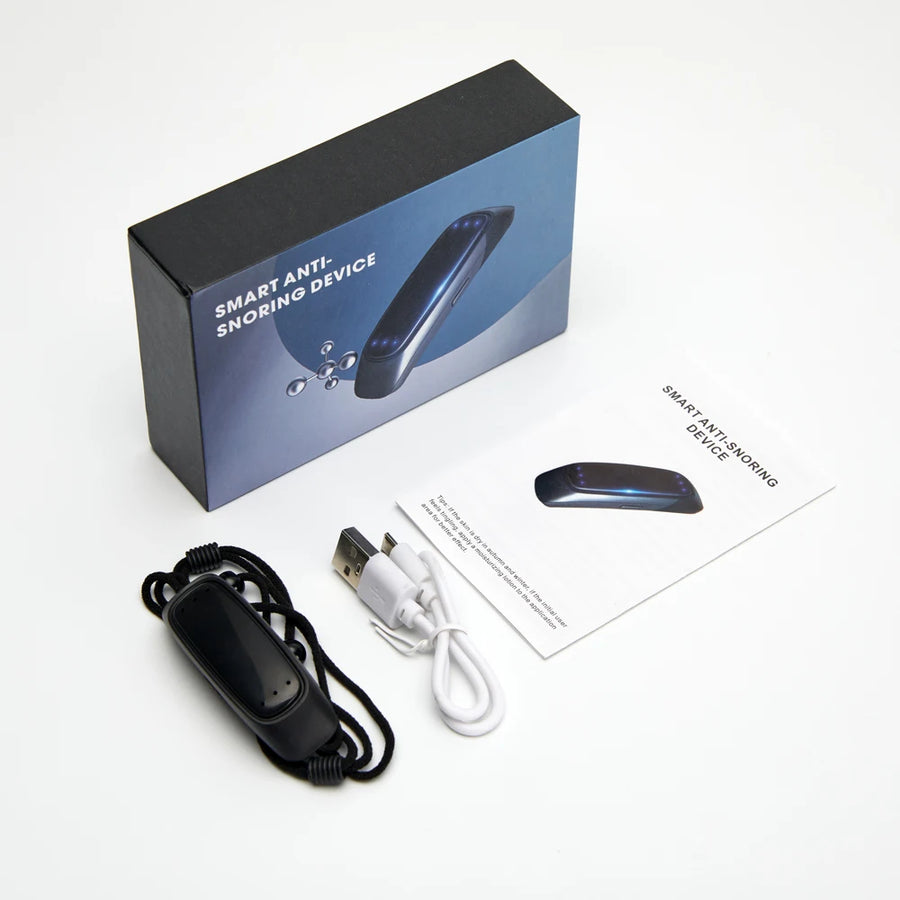 EMS Anti-Snore Device | Pulse Stop Snoring Sleep Aid | Comfortable Wristband