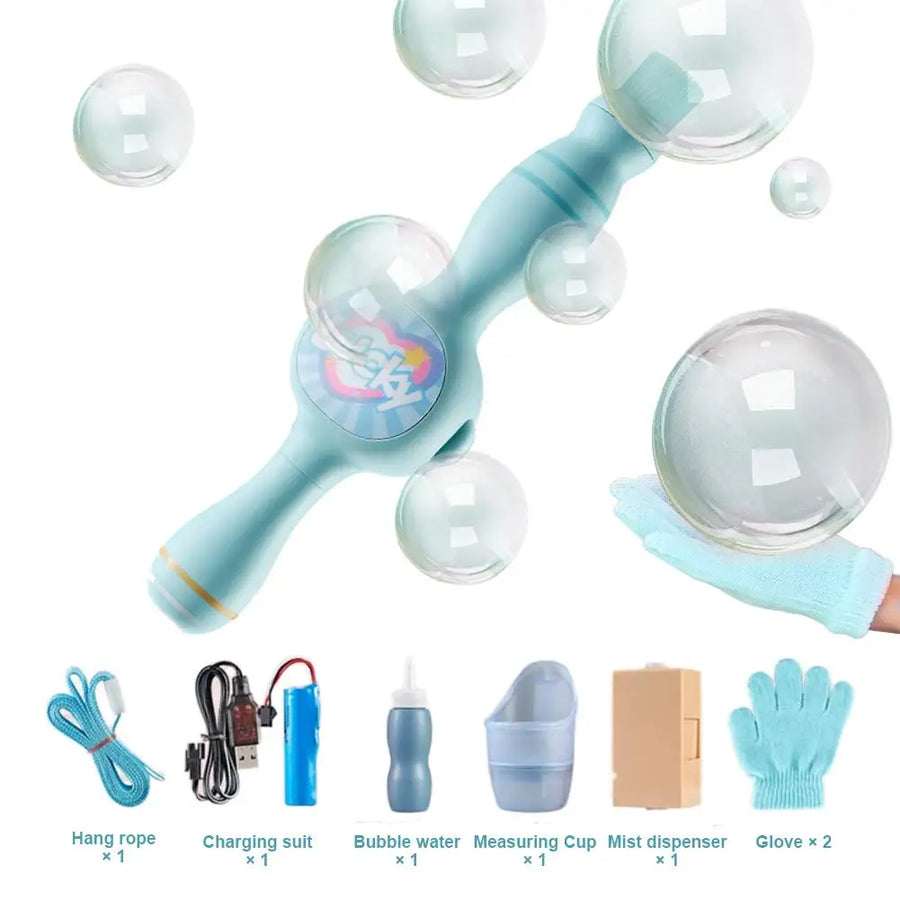 Magic Fog Bubble Wand | LED Color Lights | Smoke Bubble Stick | Kids Party Toy | Age 3+