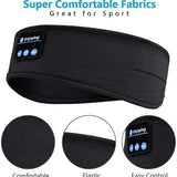 Wireless Bluetooth Headband Earphones Sports Headphones Elastic Headband Music Sleeping Eye Mask Bluetooth Headset
