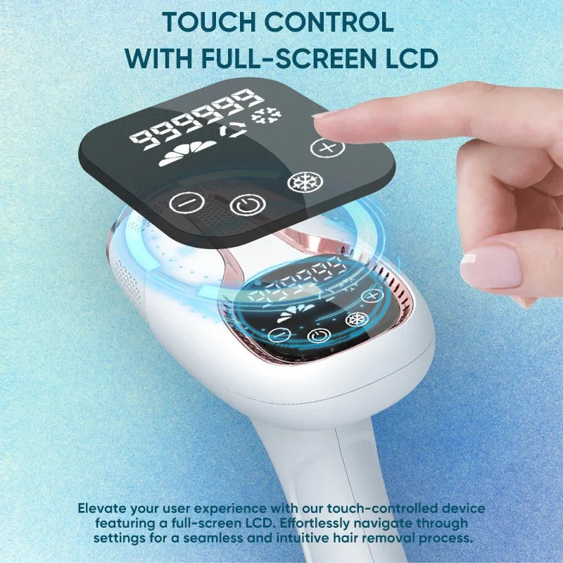 IPL Hair Removal Device | 999,900 Flashes | Painless & Permanent | For Women & Men