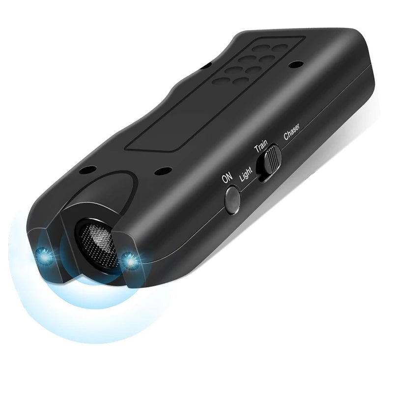 Ultrasonic Dog Repeller | 3-in-1 Anti-Barking Deterrent | Safe Training Device & Flashlight