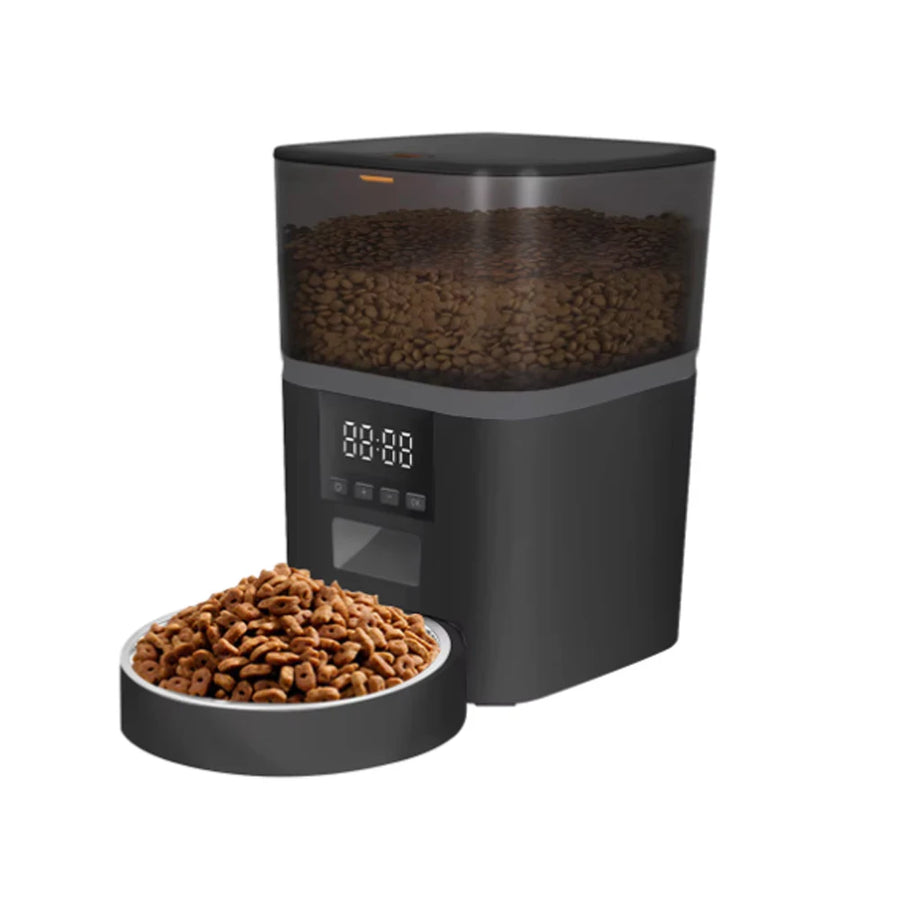 4L Smart Automatic Cat Feeder With Camera Video Cat Dry Food Dispenser Pet Smart Voice Recorder Auto Feeder Bowl For Cat Dog