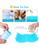 Silicone Pet Paw Cleaner Cup | Quick-Clean Grooming Tool | For Dogs & Cats