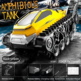 JJRC Q183 RC Tank Amphibious Tracked Tank Remote Control All Terrain Truck Climbing Off-Road Vehicle Waterproof Toy Kid Gifts