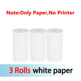 58mm Mini Portable Thermal Printer | Wireless Bluetooth | Photos, Labels & QR Codes | 200DPI | Pink & Blue