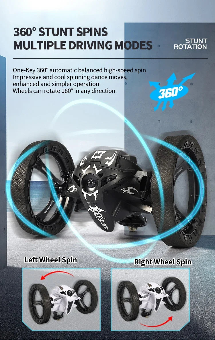 RC Stunt Off-Road Car | 2.4GHz | Flip & Jump | WiFi HD Camera | LED | Kids Gift Age 14+
