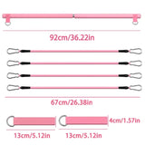 Pilates Resistance Band Kit | Portable Home Gym Set | Full Body Workout