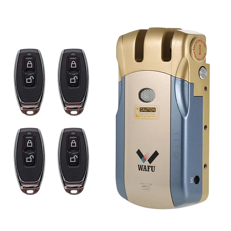 WAFU Smart Door Lock | Fingerprint & Password | WiFi & Bluetooth | Remote App Control
