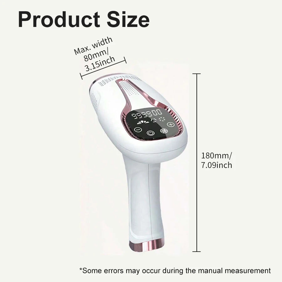 IPL Hair Removal Device | 999,900 Flashes | Painless & Permanent | For Women & Men