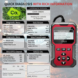 OBD2 Car Diagnostic Scanner | Engine Fault Code Reader | All OBD-II Cars 1996+ | 6 Colors