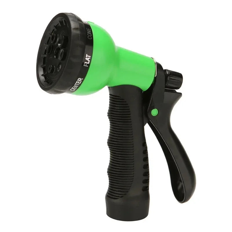 8-Mode High Pressure Garden Hose Nozzle | Car Wash & Yard Sprayer | Adjustable Water Gun