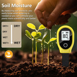 Soil Moisture Sensor Monitor Plants Moist Testing Tool Soil Hygrometer Plant Detector Garden Care Planting Humidity Meter