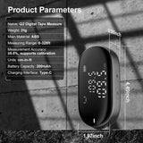 DUKA ATuMan Digital Tape Measure Rechargeable Rolling Measuring Tool with Large LCD for Complex Irregular Shapes