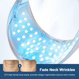 LED Neck Lift Mask | Photon Anti-Wrinkle Skin Tightening | Red & Blue Light Therapy