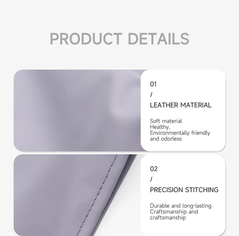 LED Hanging Magnetic Garbage Bag With Light, Waterproof PU Leather Storage Bag for Car Rear Seats, Leak-Proof Car Parts
