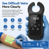 Medical Vein Detector LED Infrared Vein Scanner Handheld Blood Vessel Locator Adjustable Vein Finder for IV Injection