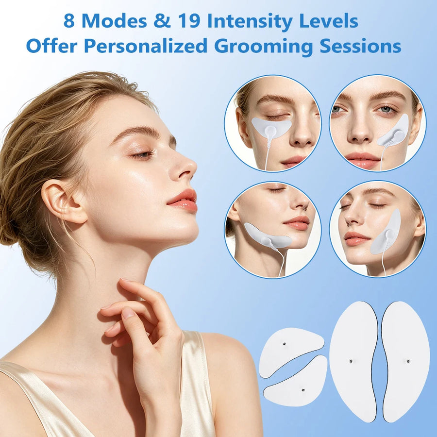 Microcurrent Face Lift Device | EMS Muscle Stimulator | Skin Tightening & Anti-Wrinkle