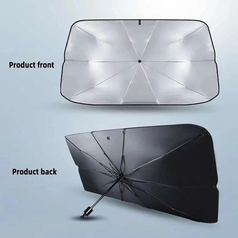 Foldable Car Windshield Sunshade | Umbrella Style | Heat Insulation Protection