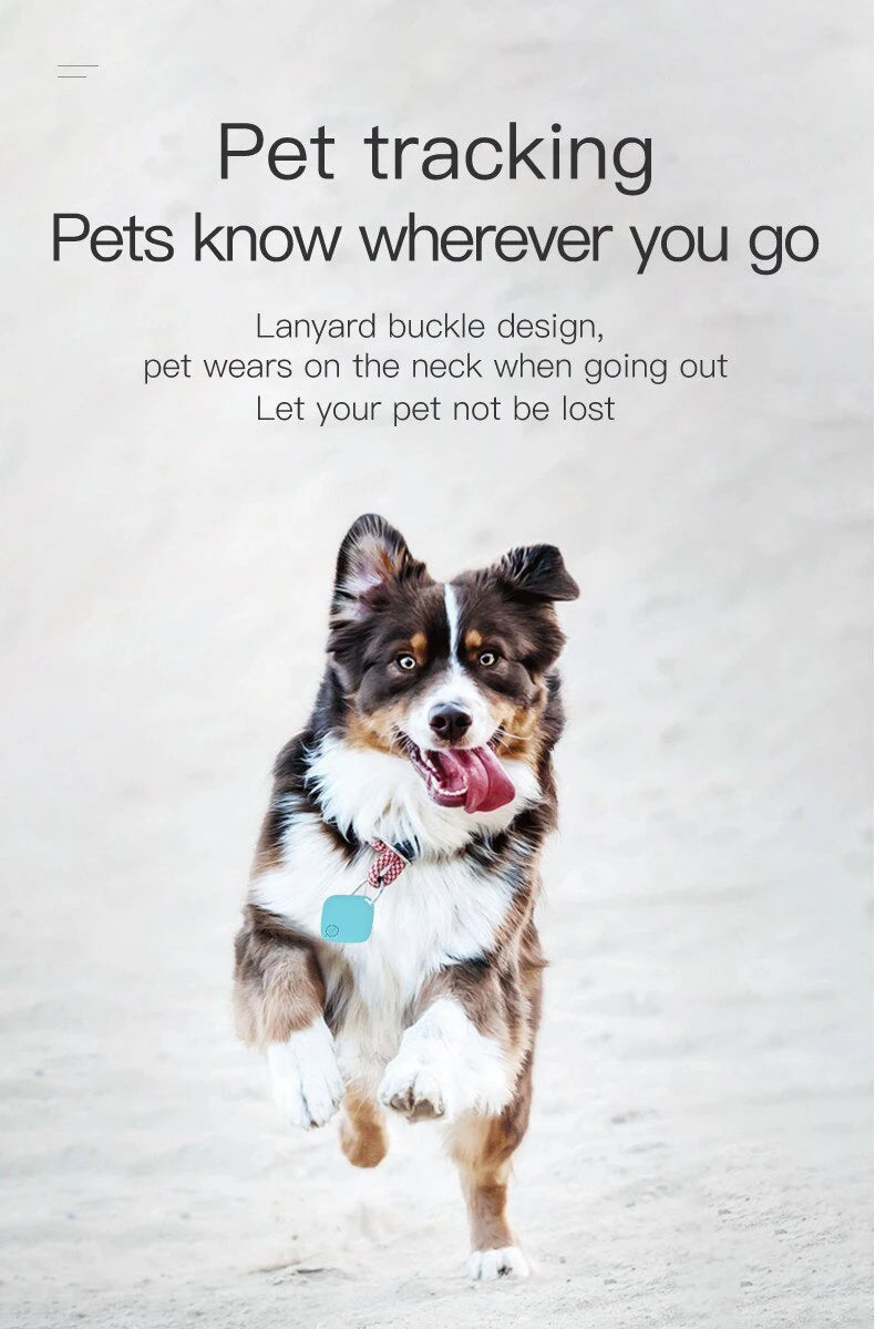 Mini Anti-Lost Smart Tracker Tag | Keys, Wallet, Bag & Luggage Finder | Lanyard | 4 Colors