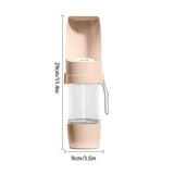 2-in-1 Portable Pet Water Bottle | Food & Water Storage | Leak-Proof Travel Dog Bottle