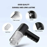 4-in-1 Wireless Car Vacuum Cleaner | Powerful Suction & Blow | Portable Handheld
